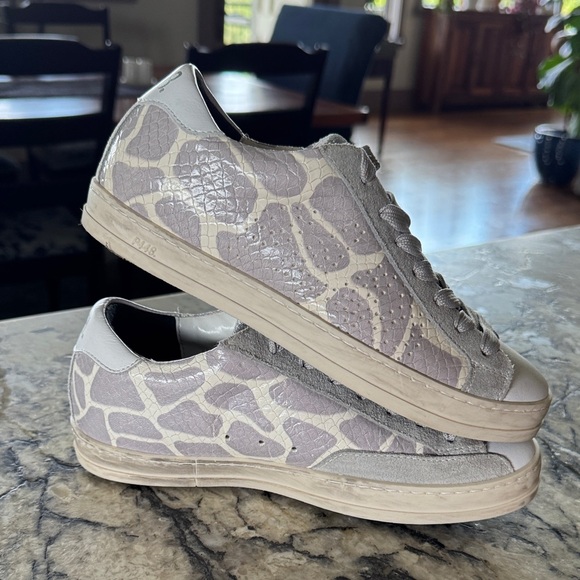 P448 Gray and Cream Athletic Shoes - Picture 2 of 5